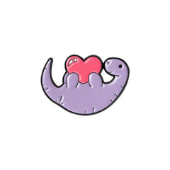 Dinosaur Shape Enamel Pin Brooch for Men