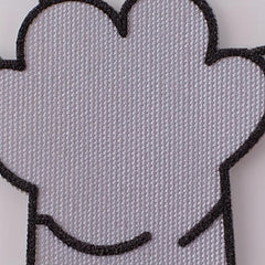 3pcs Dog Paw Cloth Stickers Iron On Sew On Embroidered Applique Patch DIY