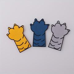 3pcs Dog Paw Cloth Stickers Iron On Sew On Embroidered Applique Patch DIY