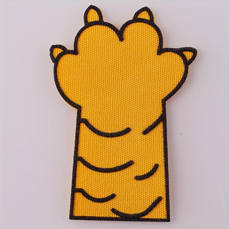 3pcs Dog Paw Cloth Stickers Iron On Sew On Embroidered Applique Patch DIY