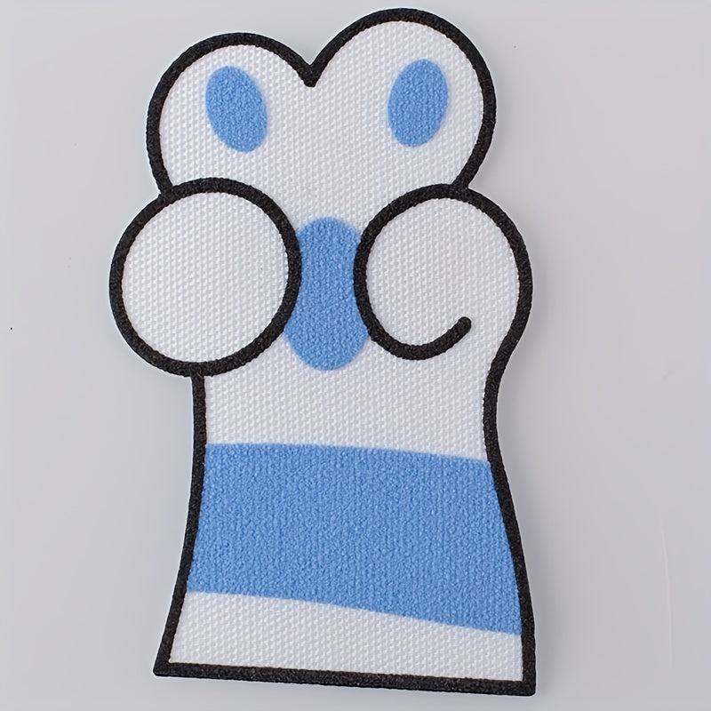 3pcs Dog Paw Patch Children's Clothing Iron On Embroidered Applique