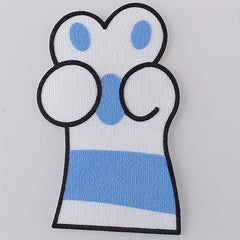 3pcs Dog Paw Patch Children's Clothing Iron On Embroidered Applique