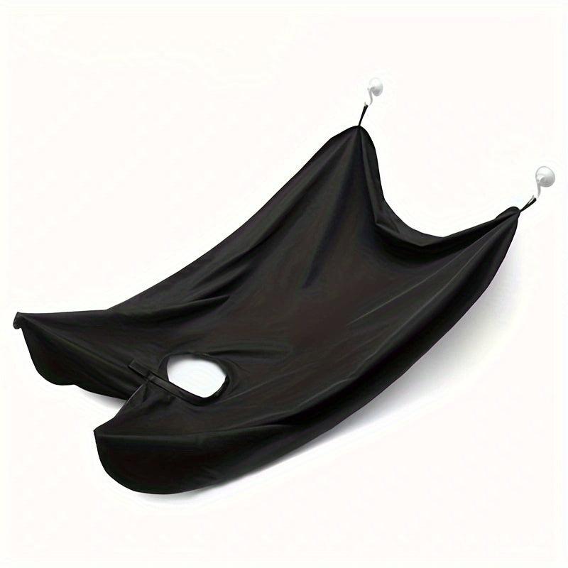 Men's Beard Scraping Shaving Bib with Extra Wide Tie