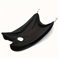 Men's Beard Scraping Shaving Bib with Extra Wide Tie