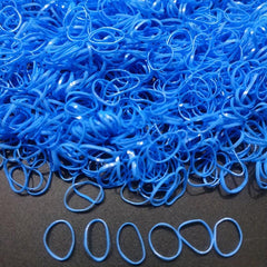 1000PCS Colorful Transparent Rubber Bundle Hair Tie Hair Ring
