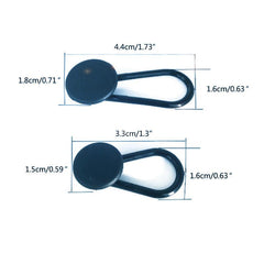 2PCS Pants Waist Extension Button Rubber Adjustment for Men and Women