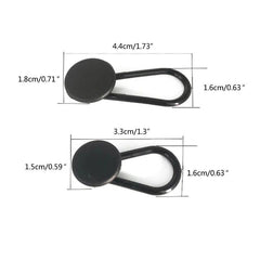 2PCS Pants Waist Extension Button Rubber Adjustment for Men and Women