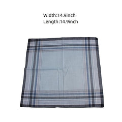 9pcs Retro Man's Handkerchief 37