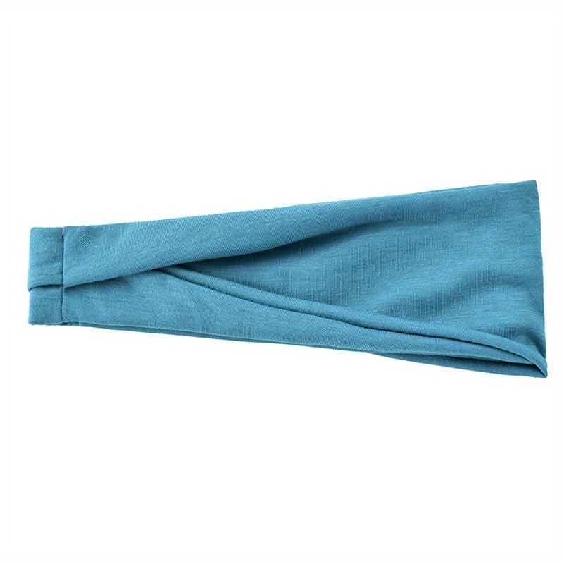 Running Fitness Headband Sports Yoga Sweat Band Headscarf Solid