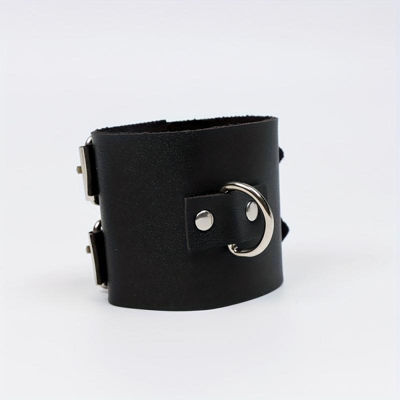 Punk Gothic Leather Wristband PU