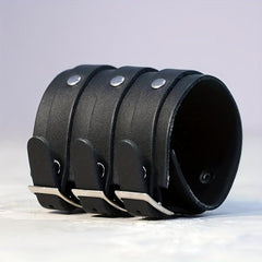 Men's Punk Leather Wristband Multilayer Bracelet