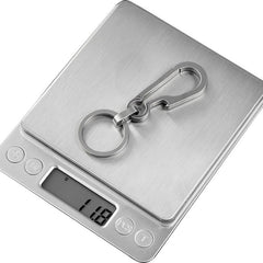 Titanium Bottle Opener Key Chain Carabiner - Unisex