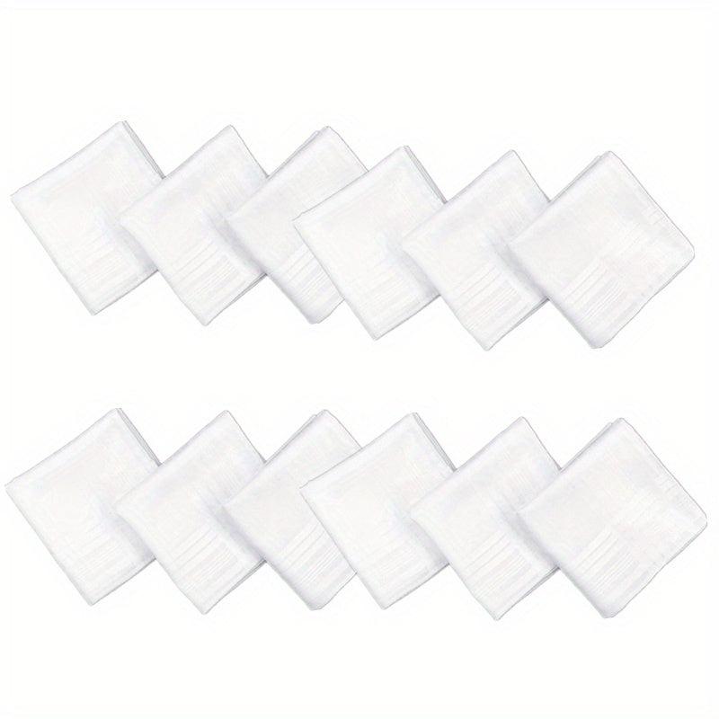 12pcs Soft Handkerchiefs 15.75in