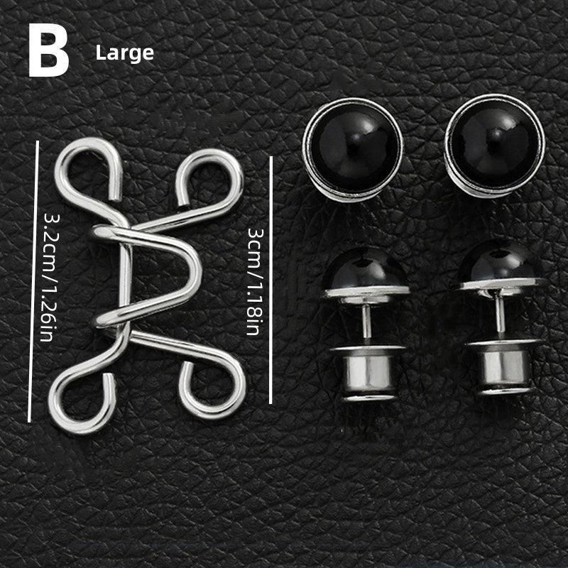 Alloy Waist Buckle Pins Waist Clip Adjustable Snap Button Detachable Accessories
