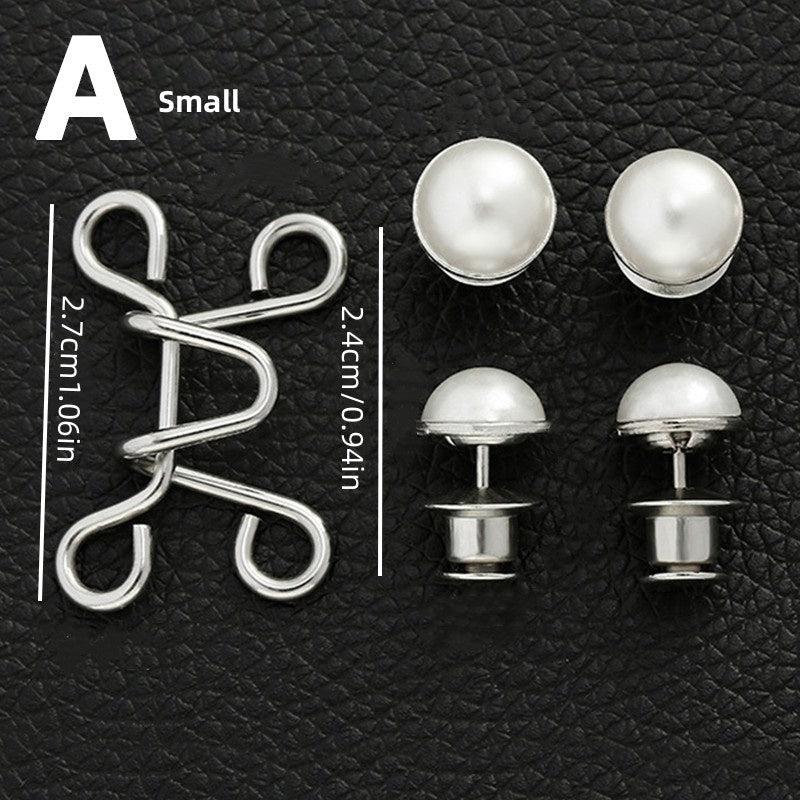Alloy Waist Buckle Pins Waist Clip Adjustable Snap Button Detachable Accessories