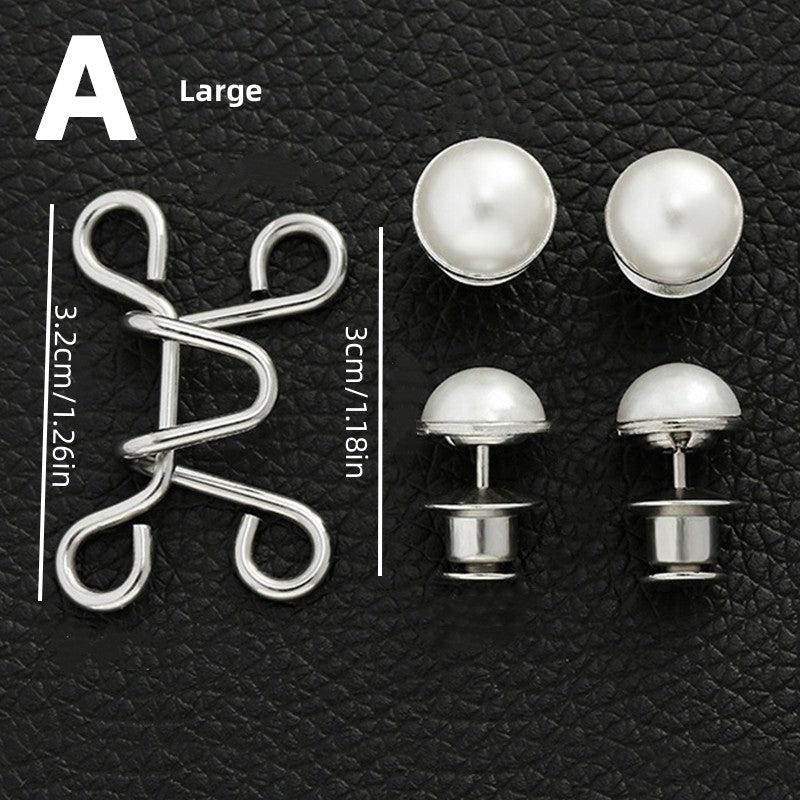 Alloy Waist Buckle Pins Waist Clip Adjustable Snap Button Detachable Accessories