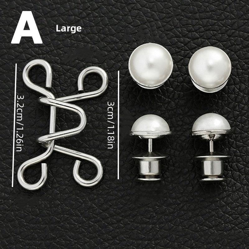Alloy Waist Buckle Pins Waist Clip Adjustable Snap Button Detachable Accessories