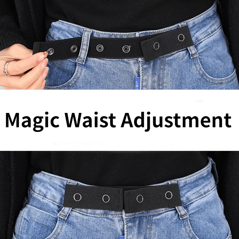 Elastic Waist Extenders Stretch Waist Belt Jeans Pants Waist Extenders