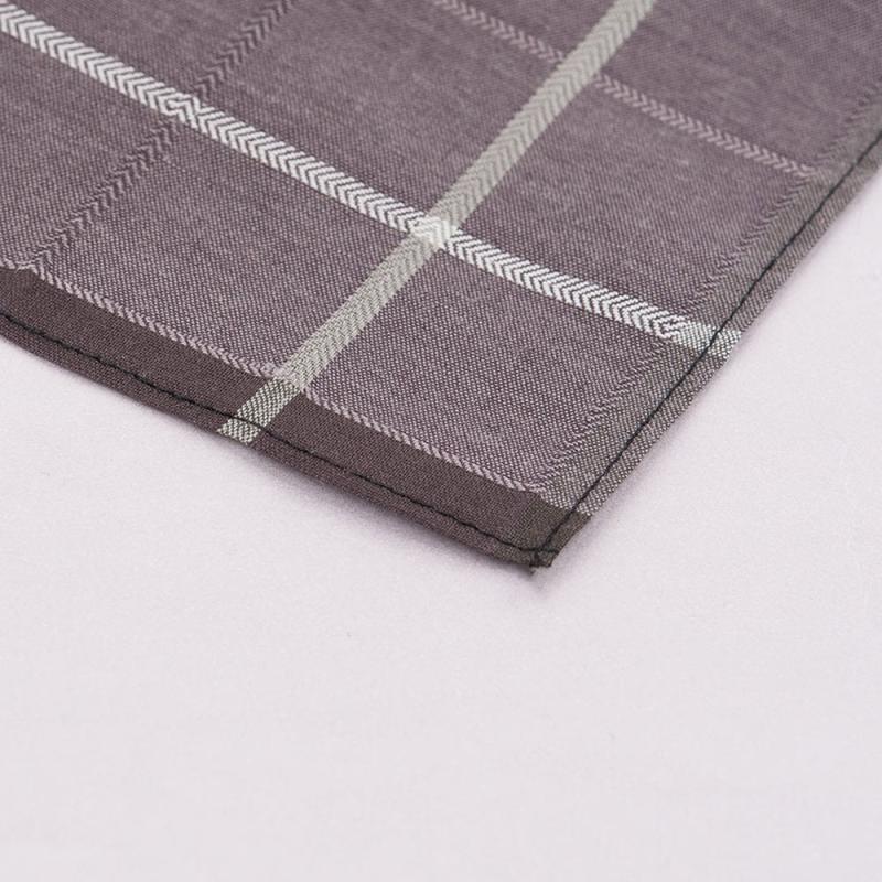 3pcs Men's Striped Pocket Handkerchief - Lightweight Business