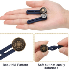 4pcs Elastic Waist Extenders for Pants Jeans Trousers