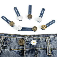 4pcs Elastic Waist Extenders for Pants Jeans Trousers