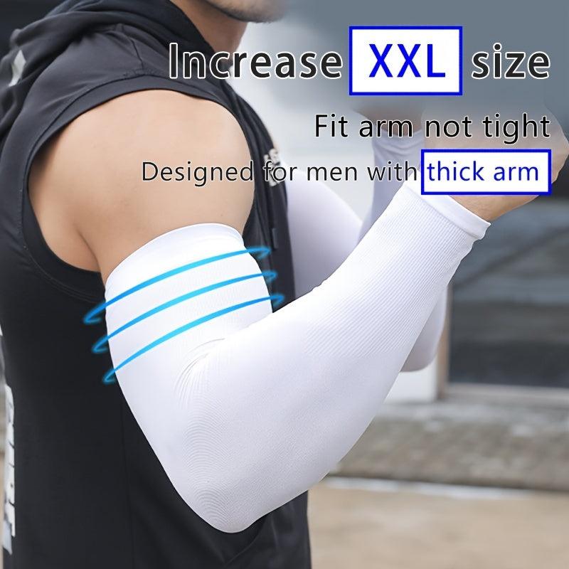Car Sunscreen Ice Silk Cuffs Arm Protection Thin Style Gloves