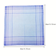 Men's Handkerchief Soft Hanky Classic Mocketer 3pcs 6pcs 40 01cm