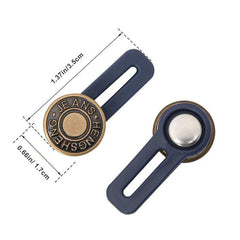 6pcs Pants Waist Extender Metal Button Waist Stretch Size Adjust
