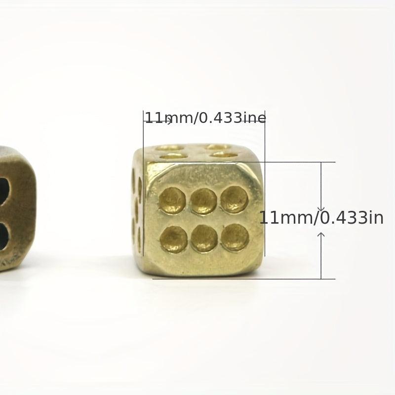 Solid Copper Dice for Bar Nightclub Play