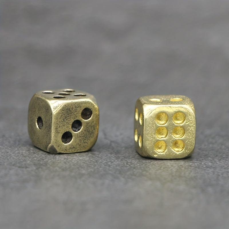 Solid Copper Dice for Bar Nightclub Play