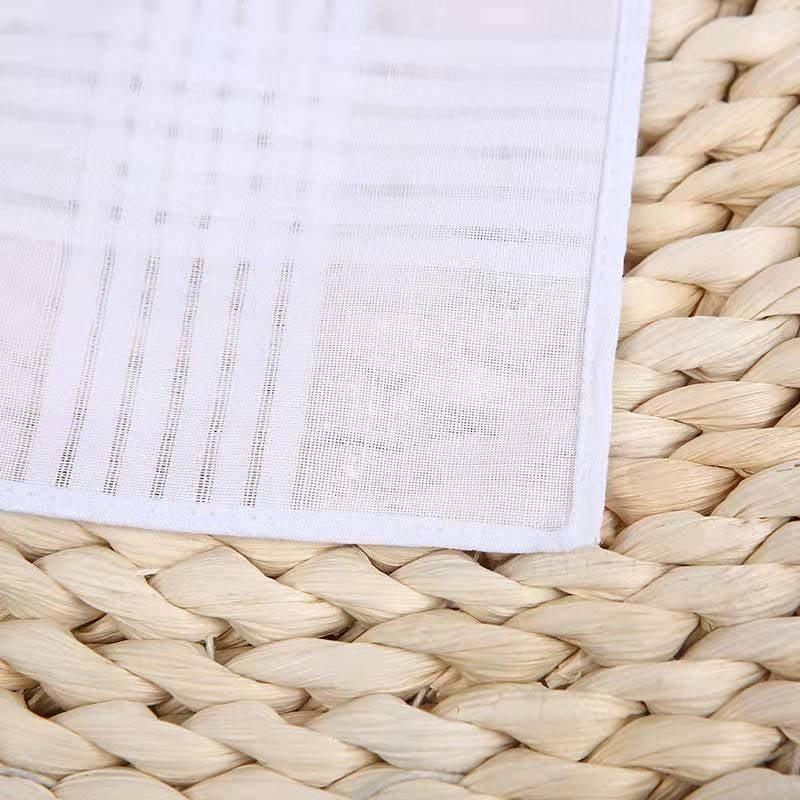 12pcs Men's Pocket Square High Pure Multipurpose Small Square