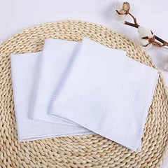 12pcs Men's Pocket Square High Pure Multipurpose Small Square