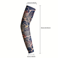 Men's Sun Protection Sleeve Quick Dry Tattoo Sleeves
