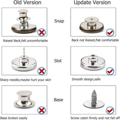 Replacement Jeans Copper Buttons With Tool