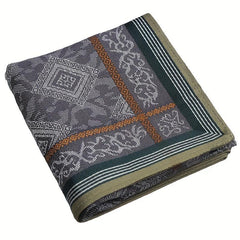 Men's Soft Sweat Absorption Thick Jacquard Handkerchief
