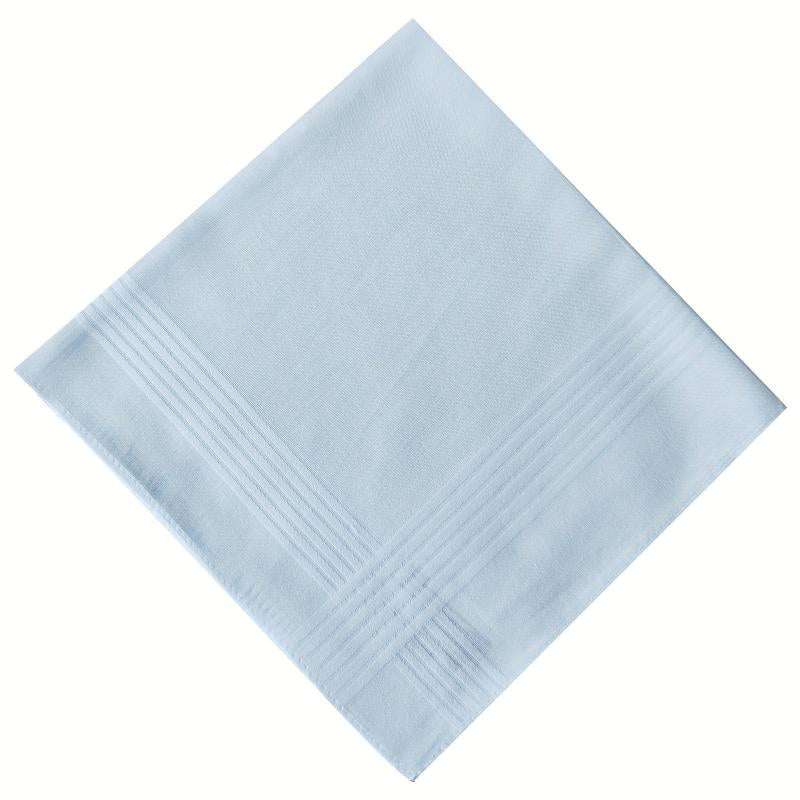 12pcs Plain Ribbon Handkerchief Thin Pocket Square 39