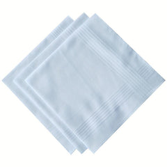 12pcs Plain Ribbon Handkerchief Thin Pocket Square 39