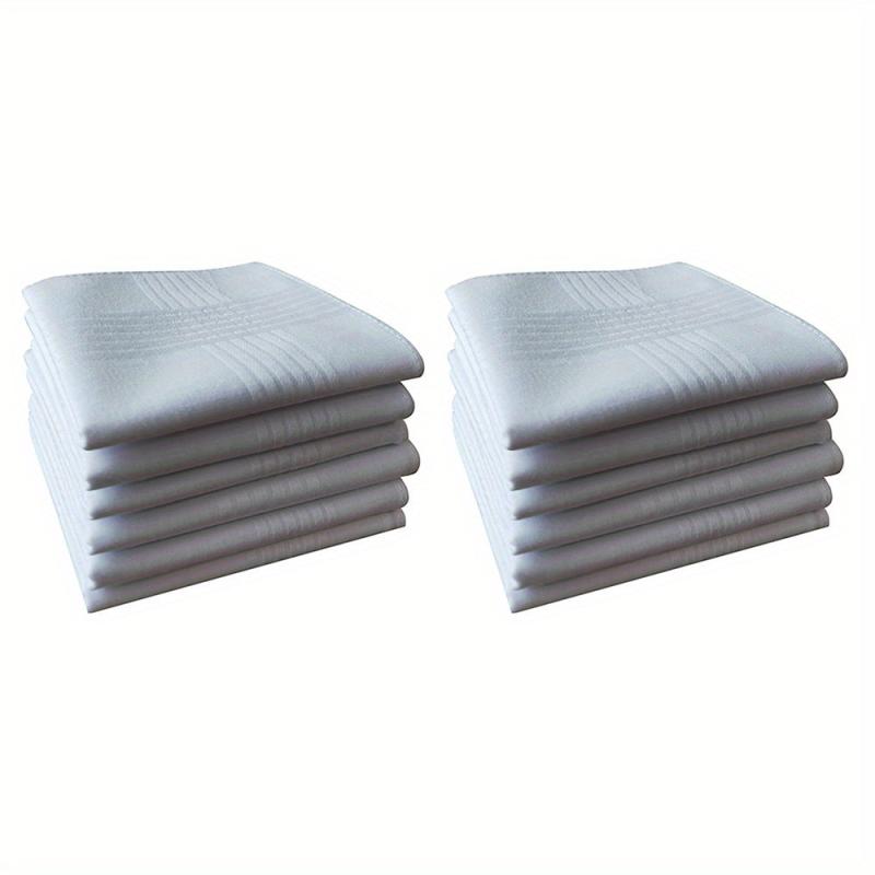 12pcs Plain Ribbon Handkerchief Thin Pocket Square 39