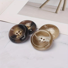 High End Resin Buckle Suit Top Windbreaker Coat Button