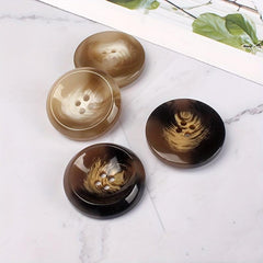 High End Resin Buckle Suit Top Windbreaker Coat Button