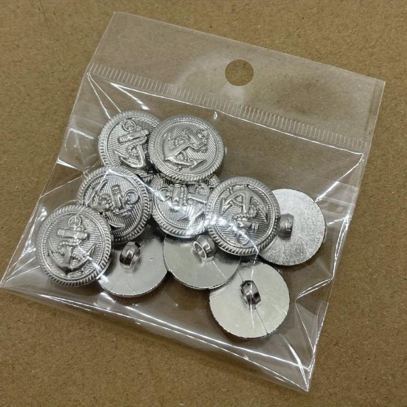 10pcs Vintage Anchor Sewing Buttons for Men's Clothing