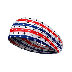 American Flag Independence Star Element Men's And Women's Headband