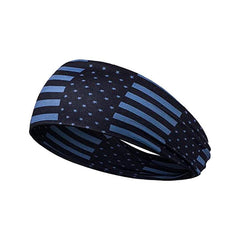 American Flag Independence Star Element Men's And Women's Headband