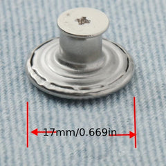 30pcs Letter Retro Buttons Removable Decorative Accessories With Screwdriver
