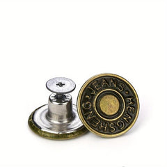 30pcs Letter Retro Buttons Removable Decorative Accessories With Screwdriver