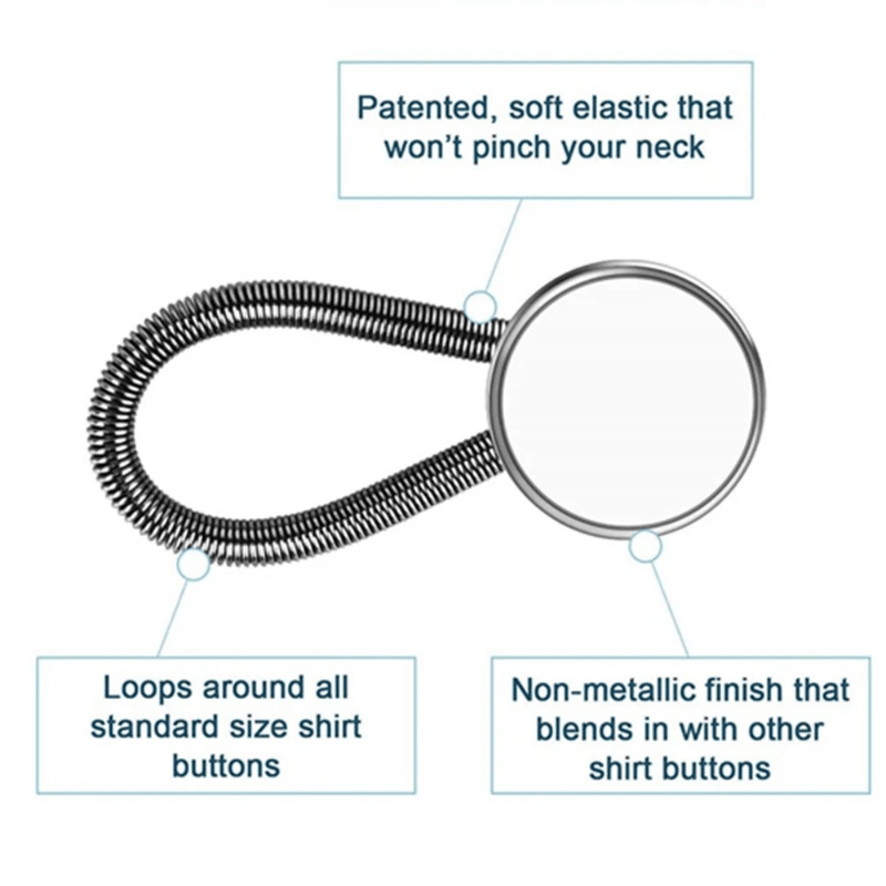 3pcs Collar Extension Metal Button Shirt Waist Extender Set