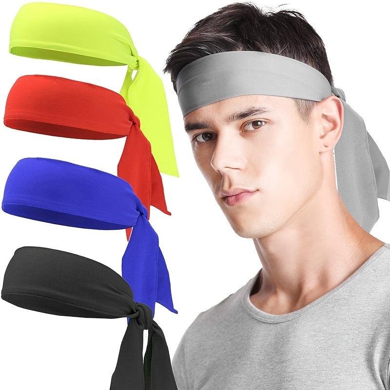 Tennis Headband Sweat Absorption Elastic Hair Accessories