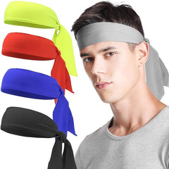 Tennis Headband Sweat Absorption Elastic Hair Accessories