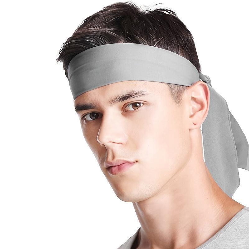 Tennis Headband Sweat Absorption Elastic Hair Accessories