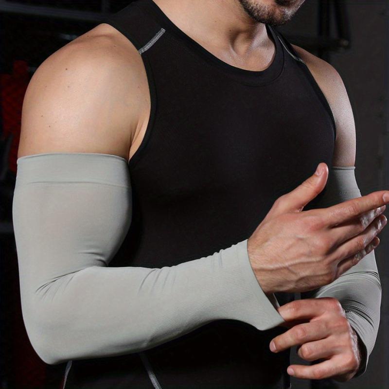 Breathable Moisture Absorbing UV Protection Sleeves Sports Protection Large Size